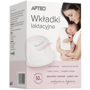 Wkładki laktacyjne Apteo, 60 szt.