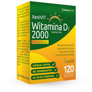 XeniVIT Witamina D 2000, kapsułki miękkie, 120 szt.