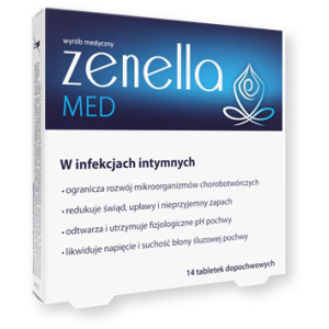 Zenella Med, tabletki dopochwowe, 14 szt.