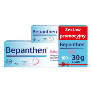 Zestaw Promocyjny Bepanthen Baby, maść ochronna, 100 g + 30 g GRATIS
