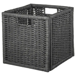 IKEA BRANAS Kosz ciemnoszary 32x34x32 cm