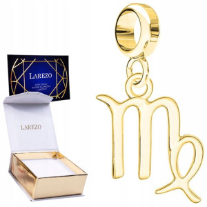 Charms złoty znak zodiaku Panna srebro 925