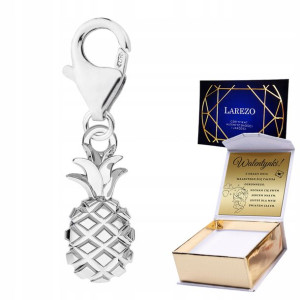 Zawieszka + GRAWER Ananas Owoc srebro 925