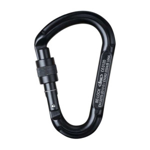 Karabinek Be Lock Screw Full Black