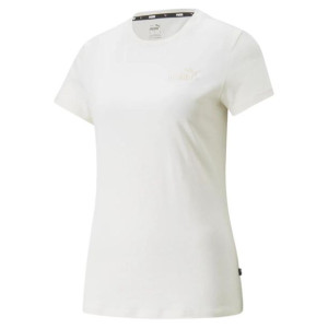 Koszulka damska puma ess+ embroidery tee kremowa 848331 99