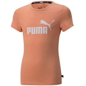 Koszulka dla dzieci puma ess logo tee g brzoskwiniowa 587029 28