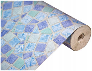 OKLEINA Klejowa Mozaika Niebieska Mozaic Blue szer. 45cm