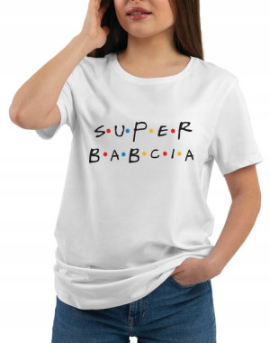 KOSZULKA T-SHIRT prezent Dzień Babci Super Babcia