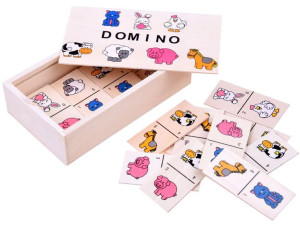 Domino obrazkowe dla małych dzieci