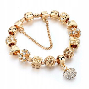 Bransoletka Modułowa Złota do Pandora Charms