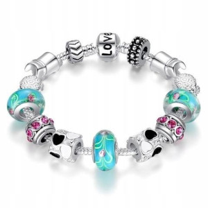 Bransoletka Modułowa Srebra do Pandora Charms