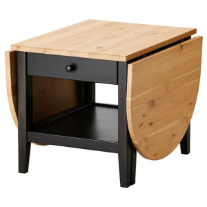 IKEA ARKELSTORP Stolik kawowy czarny 65x140x52 cm