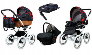 BabyLux Wózek 4w1 dziecięcy spacerówka Classic