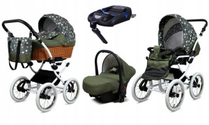 BabyLux Wózek 4w1 dziecięcy spacerówka Classic