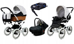 BabyLux Wózek 4w1 dziecięcy spacerówka Classic