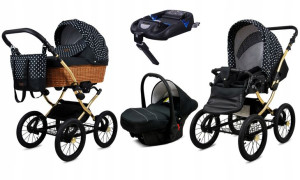 BabyLux Wózek 4w1 dziecięcy spacerówka Classic