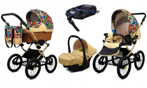 BabyLux Wózek 4w1 dziecięcy spacerówka Classic