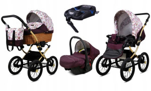 BabyLux Wózek 4w1 dziecięcy spacerówka Classic