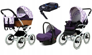 BabyLux Wózek 4w1 dziecięcy spacerówka Classic