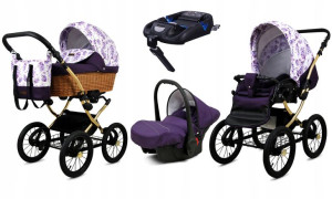 BabyLux Wózek 4w1 dziecięcy spacerówka Classic