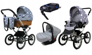 BabyLux Wózek 4w1 dziecięcy spacerówka Classic
