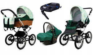 BabyLux Wózek 4w1 dziecięcy spacerówka Classic