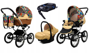 BabyLux Wózek 4w1 dziecięcy spacerówka Classic