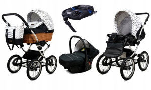BabyLux Wózek 4w1 dziecięcy spacerówka Classic