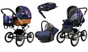 BabyLux Wózek 4w1 dziecięcy spacerówka Classic