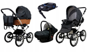 BabyLux Wózek 4w1 dziecięcy spacerówka Classic