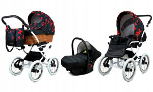 BabyLux Wózek 3w1 dziecięcy spacerówka Classic