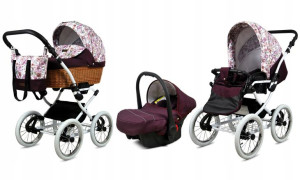 BabyLux Wózek 3w1 dziecięcy spacerówka Classic