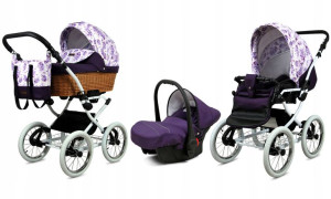 BabyLux Wózek 3w1 dziecięcy spacerówka Classic