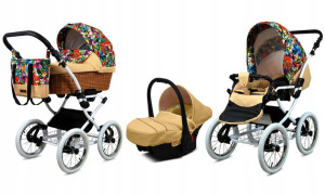 BabyLux Wózek 3w1 dziecięcy spacerówka Classic