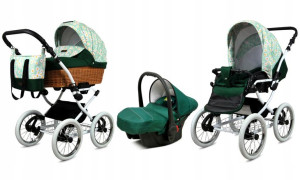 BabyLux Wózek 3w1 dziecięcy spacerówka Classic