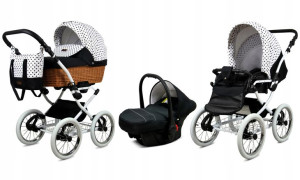 BabyLux Wózek 3w1 dziecięcy spacerówka Classic