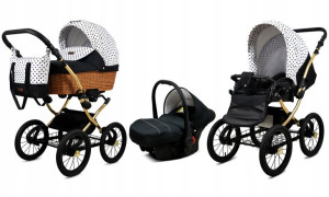 BabyLux Wózek 3w1 dziecięcy spacerówka Classic