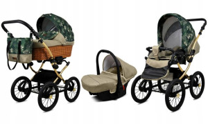 BabyLux Wózek 3w1 dziecięcy spacerówka Classic