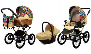BabyLux Wózek 3w1 dziecięcy spacerówka Classic
