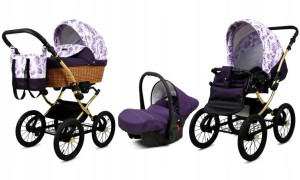 BabyLux Wózek 3w1 dziecięcy spacerówka Classic