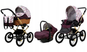 BabyLux Wózek 3w1 dziecięcy spacerówka Classic