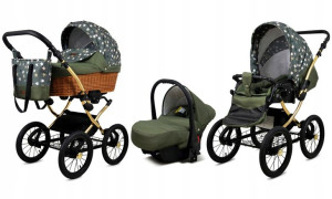 BabyLux Wózek 3w1 dziecięcy spacerówka Classic