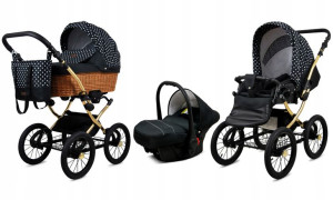 BabyLux Wózek 3w1 dziecięcy spacerówka Classic