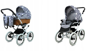 BabyLux Wózek 2w1 dziecięcy spacerówka Classic