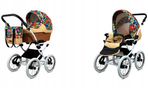 BabyLux Wózek 2w1 dziecięcy spacerówka Classic