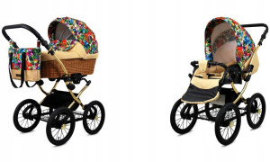 BabyLux Wózek 2w1 dziecięcy spacerówka Classic