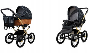 BabyLux Wózek 2w1 dziecięcy spacerówka Classic