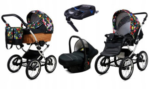 BabyLux Wózek 4w1 dziecięcy spacerówka Classic