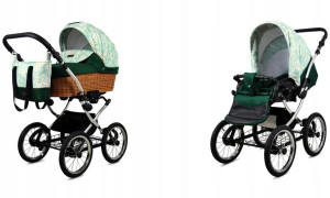 BabyLux Wózek 2w1 dziecięcy spacerówka Classic