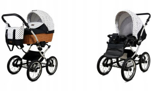 BabyLux Wózek 2w1 dziecięcy spacerówka Classic